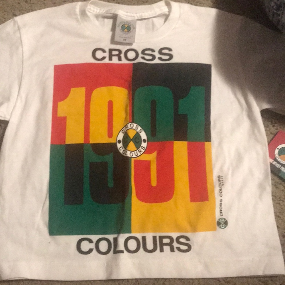 vintage cross colors shirt